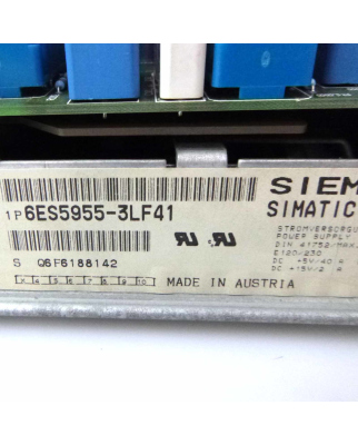 Simatic S5 PS955 6ES5 955-3LF41 GEB