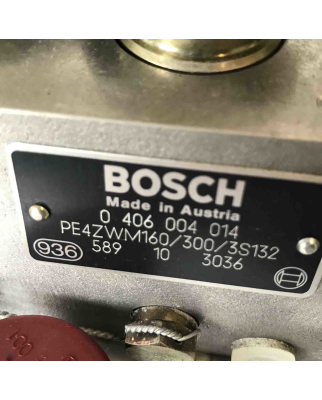 Bosch Einspritzpumpe 0406004014 PE4ZWM160/300/3S132 NOV
