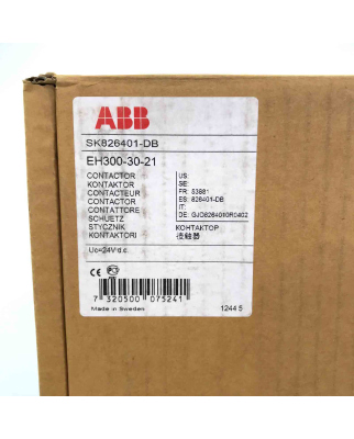 ABB Schütz SK826401-DB EH300-30-21 24VDC OVP