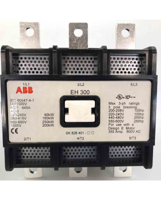 ABB Schütz SK826401-DB EH300-30-21 24VDC OVP