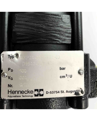 Hennecke Zahnradpumpe QXP24-004R342-03 NOV