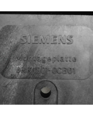 Siemens AS-Interface Montageplatte 3RK1901-0CB01 OVP