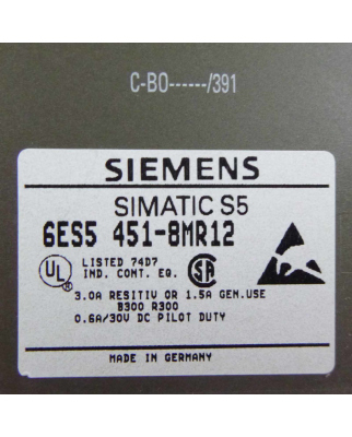 Simatic S5 DO451 6ES5 451-8MR12 E-Stand:01 OVP