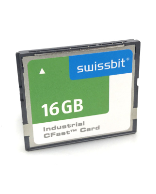 swissbit Industrial CFast Card SFCA16GBH1BR4T0-I-QT-226-STD 16GB GEB