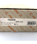 Weidmüller Durchgangsklemme WDK 2.5V 1022300000 (100Stk.) OVP