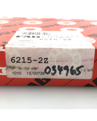 FAG Kugellager Rillenkugellager 6215-2Z OVP