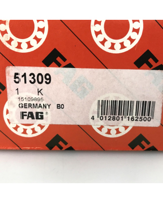 FAG Kugellager Rillenkugellager 51309 OVP