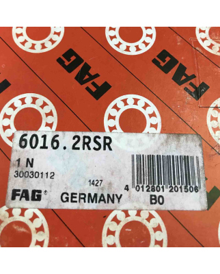 FAG Kugellager Rillenkugellager 6016.2RSR OVP