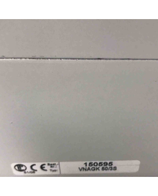 Elektra Hauptschalter VNAGK 50/3S 150595 OVP