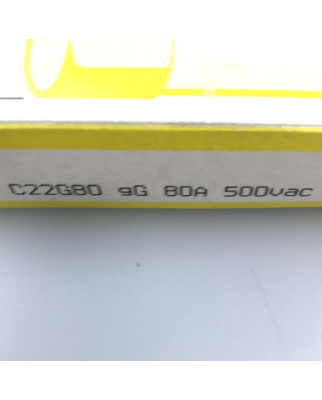 BUSSMANN Sicherung C22G80 gG 80A 500VAC (4Stk) OVP