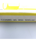 BUSSMANN Sicherung C22G80 gG 80A 500VAC (4Stk) OVP