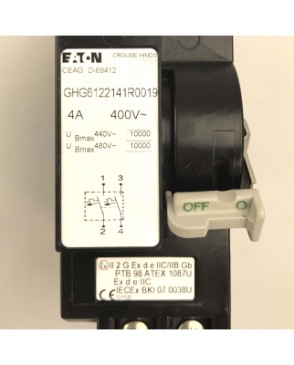 Crouse-Hinds / EATON Ex-d-Einbaukomponente GHG6122141R0019 OVP