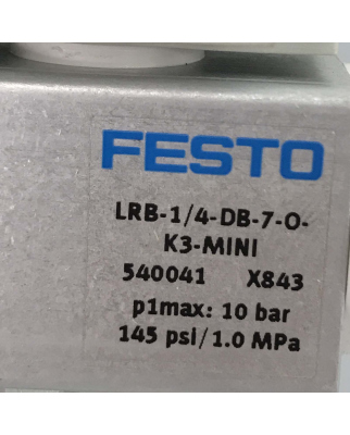 Festo Druckregelventil-Batterie LRB-1/4-DB-7-O-K3-MINI...