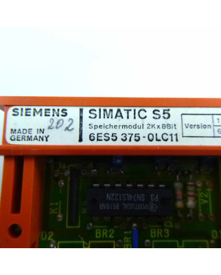 SIMATIC S5 SPEICHER 375 6ES5 375-0LC11, 2 KB GEB