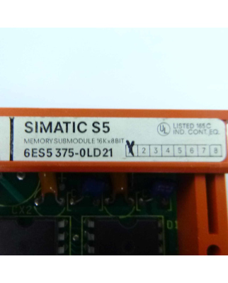 SIMATIC S5 SPEICHER 375 6ES5 375-0LD21, 16 KB  GEB