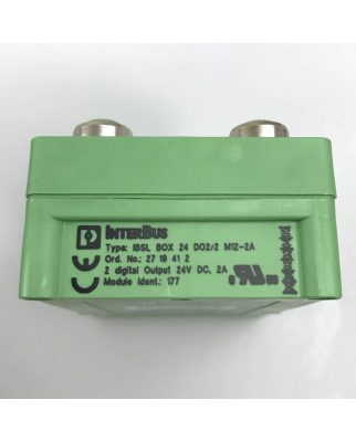 Phoenix Contact DO-Modul IBSL BOX 24 DO 2/2-M12-2A 2719412 OVP