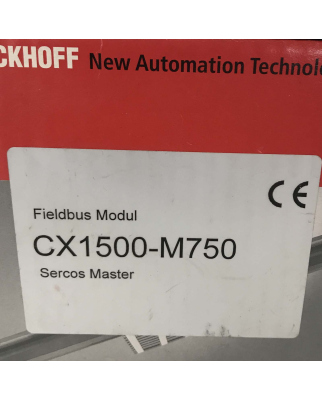 Beckhoff SERCOS-II-Master-Feldbusanschaltung CX1500-M750 OVP
