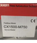 Beckhoff SERCOS-II-Master-Feldbusanschaltung CX1500-M750 OVP