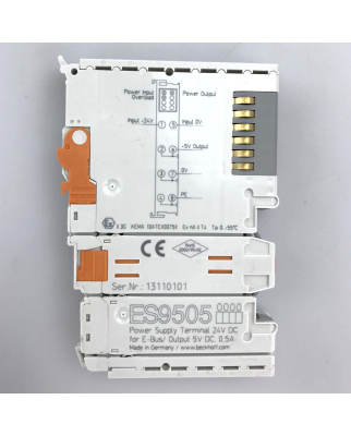 Beckhoff Netzteilklemme ES9505 OVP