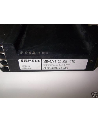 Simatic S5-110 Digitaleingabe 6ES5 400-7AA13 GEB