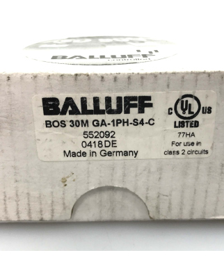 Balluff Lichttaster BOS0134 BOS 30M-GA-1PH-S4-C OVP
