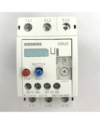 Siemens Überlastrelais 3RU1136-4EB1 OVP