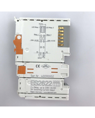 Beckhoff 2-Kanal-Relais-Ausgangsklemme ES2622 GEB