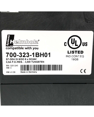 Helmholz Digitalein-/Ausgabe-Modul 700-323-1BH01 OVP