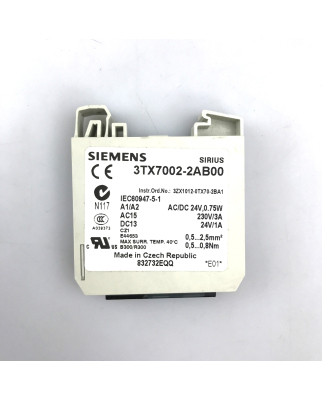 Siemens Relaiskoppler 3TX7002-2AB00 GEB