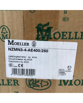 Moeller Leistungsschalter NZMN1-M40 265718 OVP 