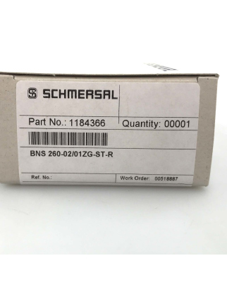 SCHMERSAL Sicherheits-Sensor BNS 260-02/01ZG-ST-R...