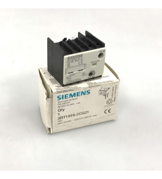 Siemens Zweidrahtzeitrelais 3RT1916-2CG21 OVP