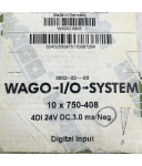 WAGO 4-Kanal-Digitaleingang 750-408 (10Stk.) OVP