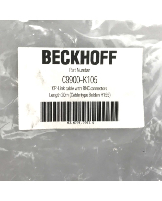 Beckhoff CP-Link-Kabel C9900-K105 20m (2Stk.)  OVP