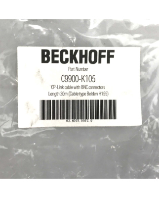 Beckhoff CP-Link-Kabel C9900-K105 20m (2Stk.)  OVP