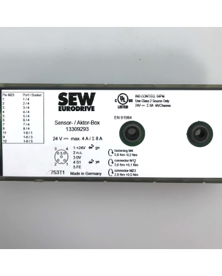 SEW EURODRIVE MOVIPRO Sensor-/Aktor-Box 13309293 NOV