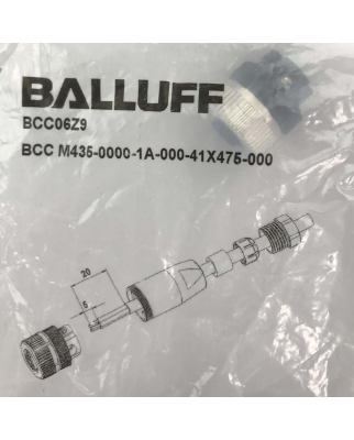 Balluff Steckverbinder BCC06Z9 BCC...