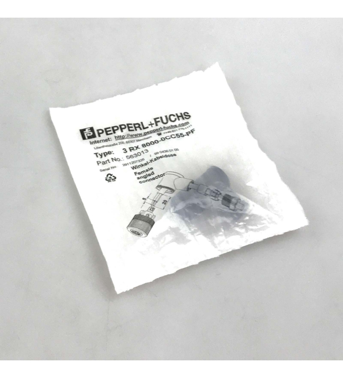 Pepperl+Fuchs Winkel-Kabeldose 3RX8000-0CC55-PF 563013 OVP