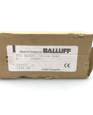 Balluff Induktiver Sensor BES022K BES Q40KFU-PAC15A-S04G OVP