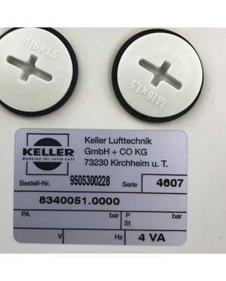 Keller Lufttechnik GmbH Differenzdruck-Regler 8340051.0000 9505300228 25/50mbar OVP