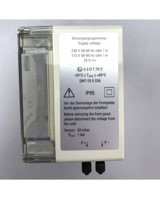 Keller Lufttechnik GmbH Differenzdruck-Regler 8340051.0000 9505300228 25/50mbar OVP
