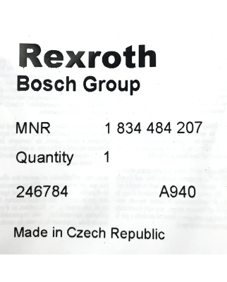 Bosch Rexroth Leitungsdose mit Kabel 3 pol. 1834484207 OVP