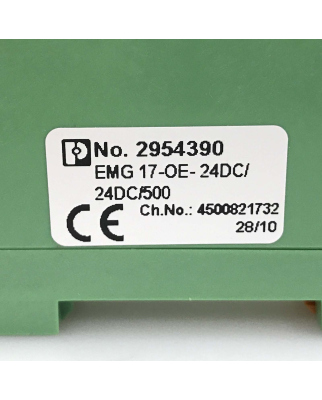 Phoenix Contact Solid-State-Relaismodul EMG 17-OE-24DC/24DC/500 2954390 NOV