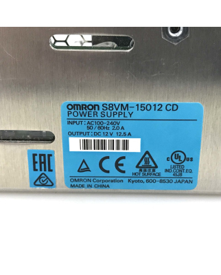 Omron Netzteil S8VM-15012CD 12VDC GEB