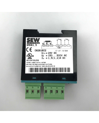 SEW Eurodrive Gleichrichter BMKB 1,5 08281602 GEB