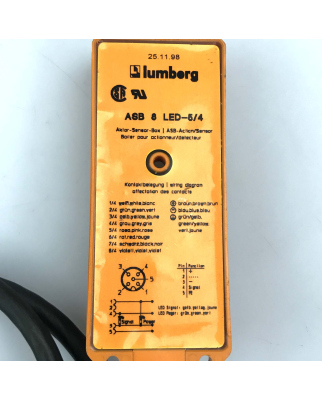 Lumberg Sensor/Aktorbox ASB 8 LED-5/4 GEB