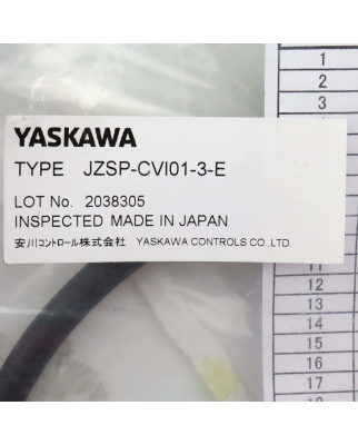 Yaskawa Steuerkabel JZSP-CVI01-3-E 3m OVP