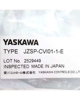 Yaskawa Steuerkabel JZSP-CVI01-1-E 1m OVP