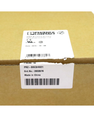 Phoenix Contact Relaissockel PR2-BSC3/4X21 2833576 (6Stk.) OVP
