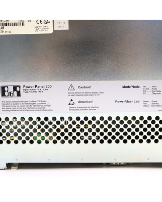 B&R Power Panel 320 4PP320.0571-35 Rev. G0 GEB